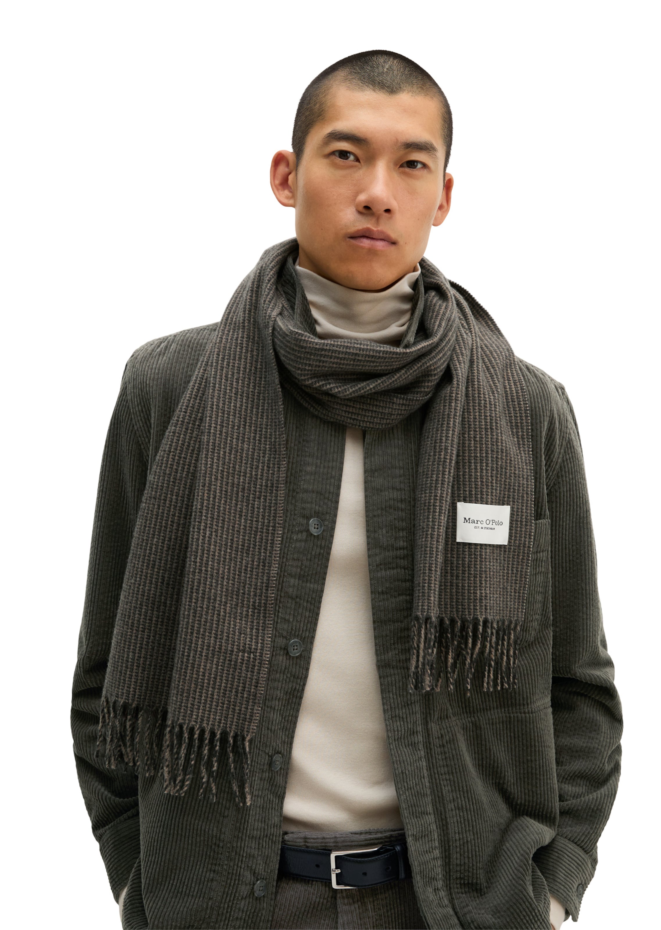 Marc O'Polo Scarf in Brown: front