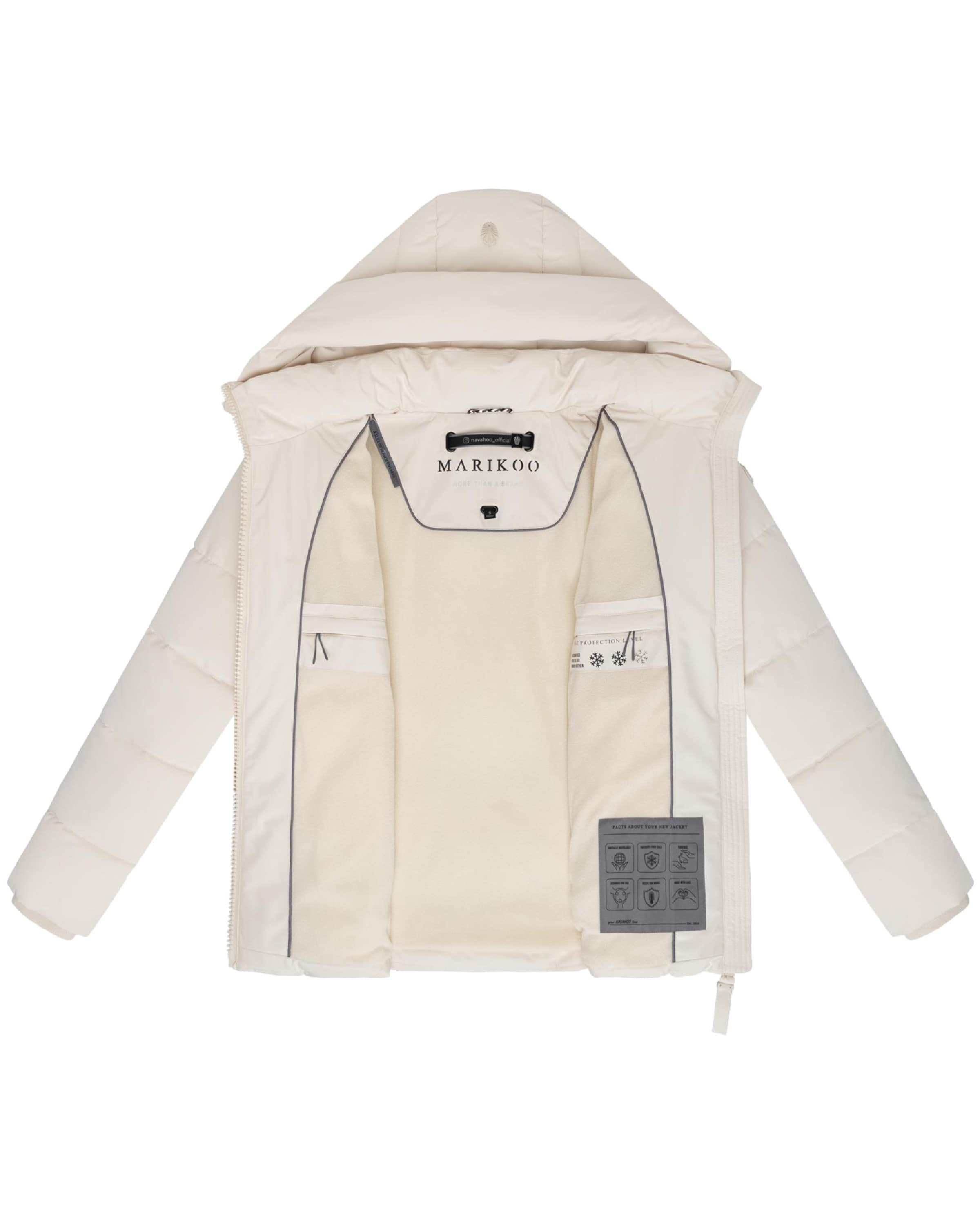 Veste d’hiver 'Kuschelnasee 16' MARIKOO en beige