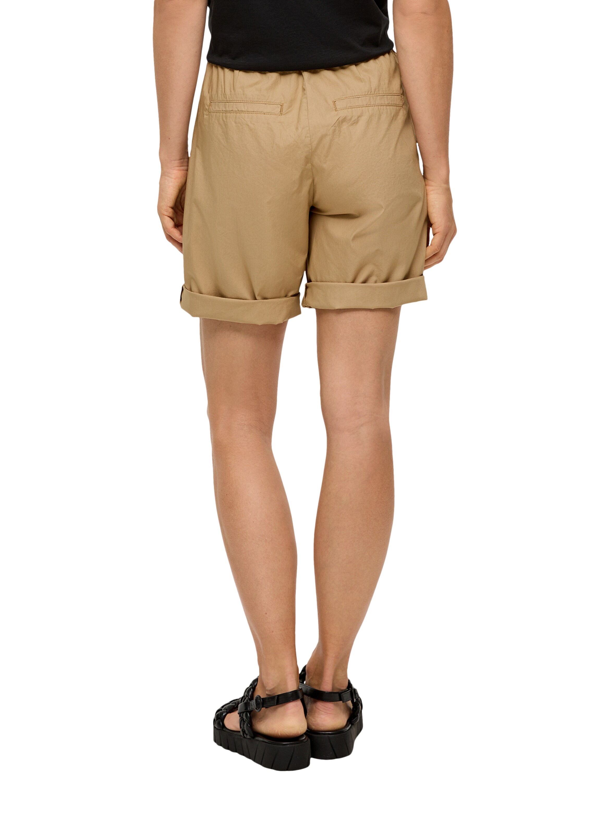 s.Oliver Regularen Hlače | bež barva