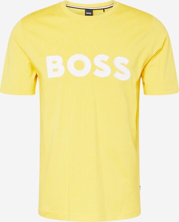 BOSS T-Shirt 'Tiburt' in Gelb: predná strana