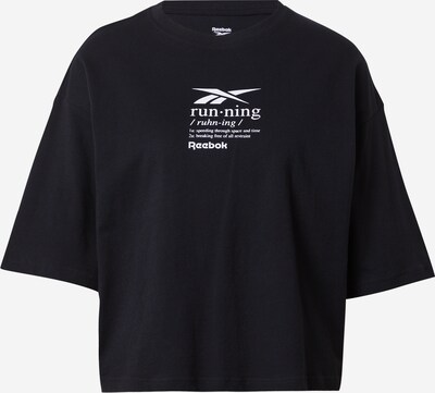Reebok Sportshirt in schwarz / weiß, Produktansicht