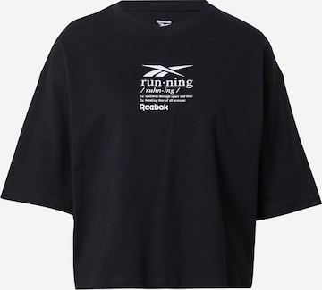 Reebok Performance Shirt in Black: front