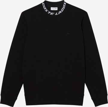 LACOSTE Sweatshirt in Zwart: voorkant