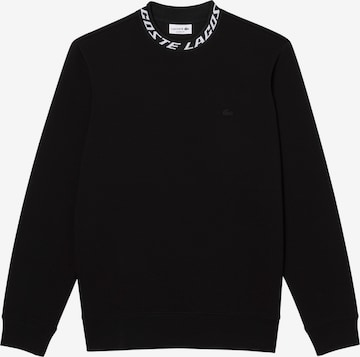 LACOSTE Sweatshirt in Black: front