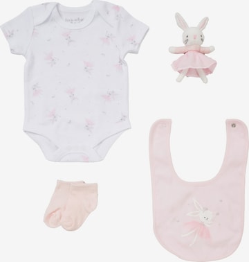 Rock a Bye Baby Boutique Set 'Ballerina Hase' in Pink: Vorderseite