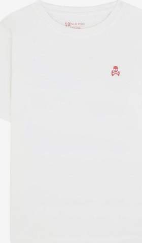 Scalpers Shirt 'Pizza' in White: front