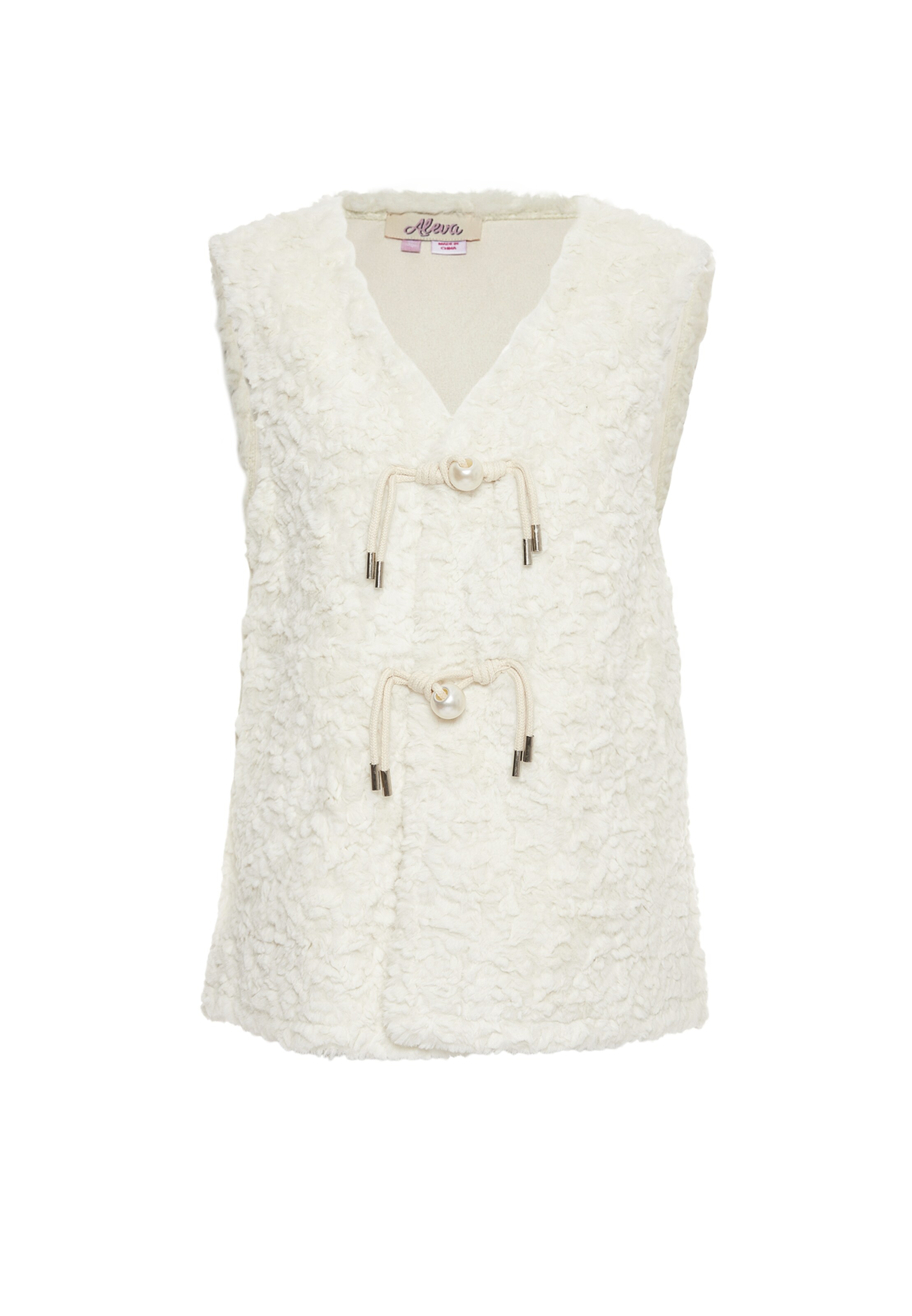aleva Pletená vesta - přírodní bílá, Produkt