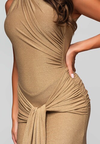 Ombre Avondjurk 'Blanca' in Goud