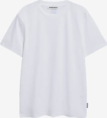 T-Shirt ' MAARKOS' ARMEDANGELS en blanc : devant