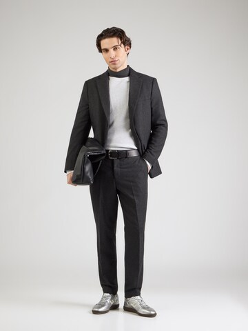 SELECTED Slim fit Pleated Pants 'SLHADAM' in Grey