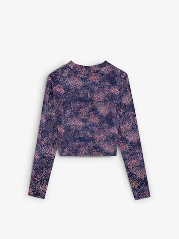 Scalpers Slimfit Top ' Monet ' in Blauw