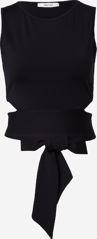 ABOUT YOU Top 'Fanny' in Black: front