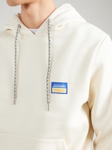 JACK & JONES Sweatshirt 'JORPOCKY' i vit