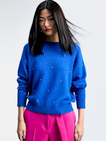 Pull-over Lola Casademunt en bleu : devant