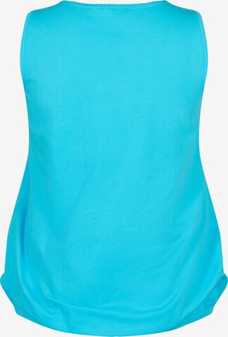 Zizzi Top 'Polly' in Blauw