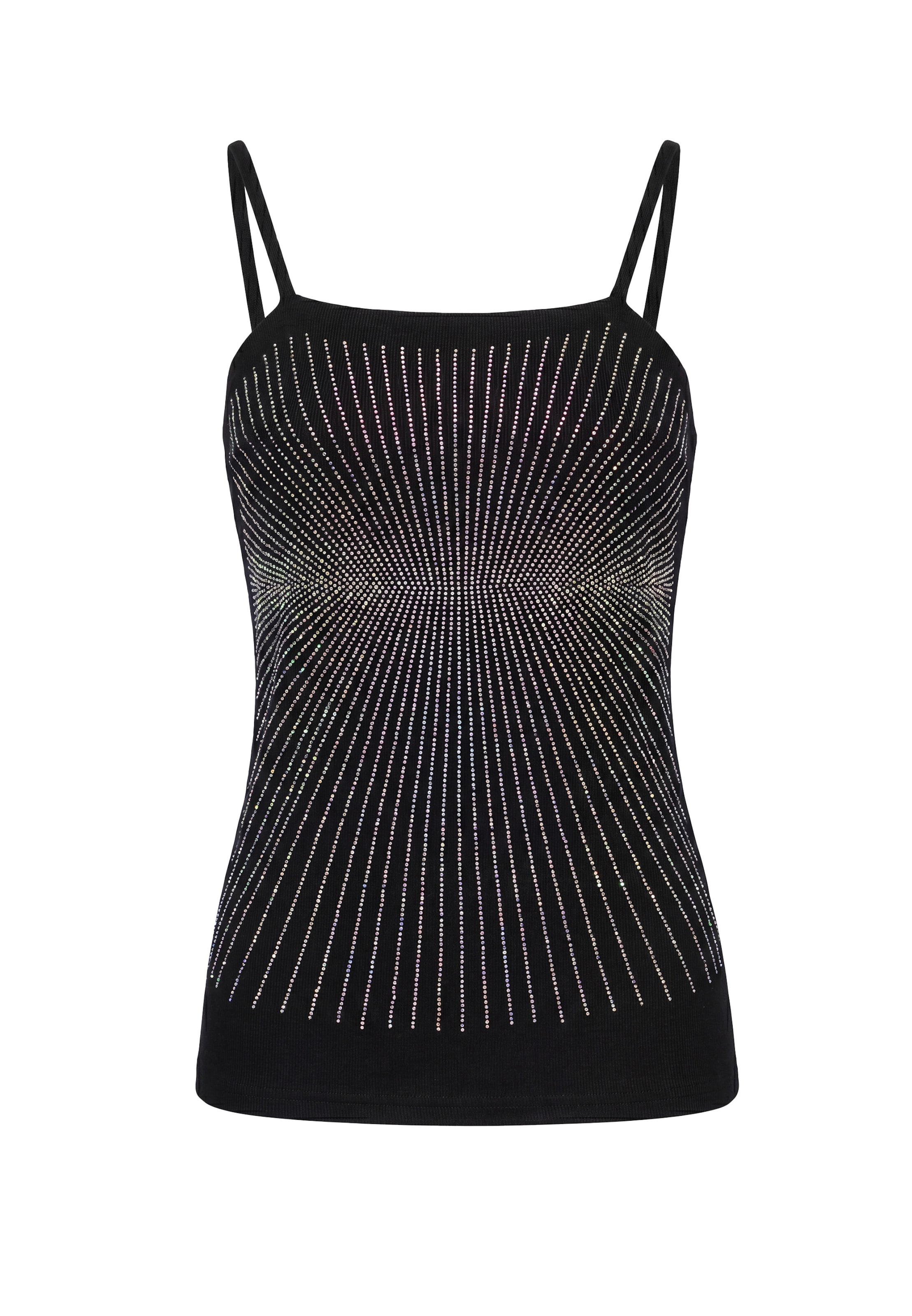 Haut usha BLACK LABEL en noir : devant