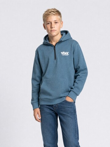 Petrol Industries Sweatshirt in Blauw: voorkant