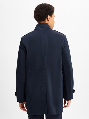CINQUE Between-seasons coat 'Scale' in Blue
