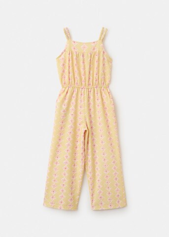 MANGO KIDS Overall 'Ceramic' in Gelb