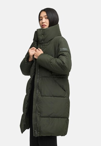 Cappotto invernale 'Wolkenkuss 14' di NAVAHOO in verde: frontale