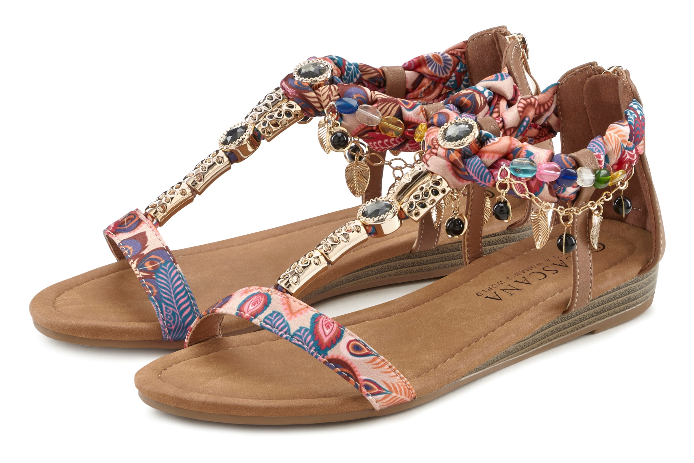 LASCANA Remmisandaalit värissä monivärinen