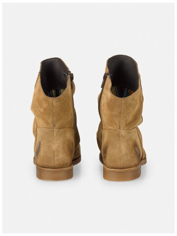 Felmini Wide Fit Ankle Boots in Brown