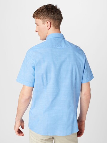 Coupe regular Chemise bugatti en bleu