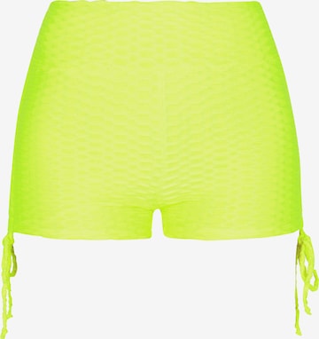 Pantaloni di faina Athlsr in giallo: frontale