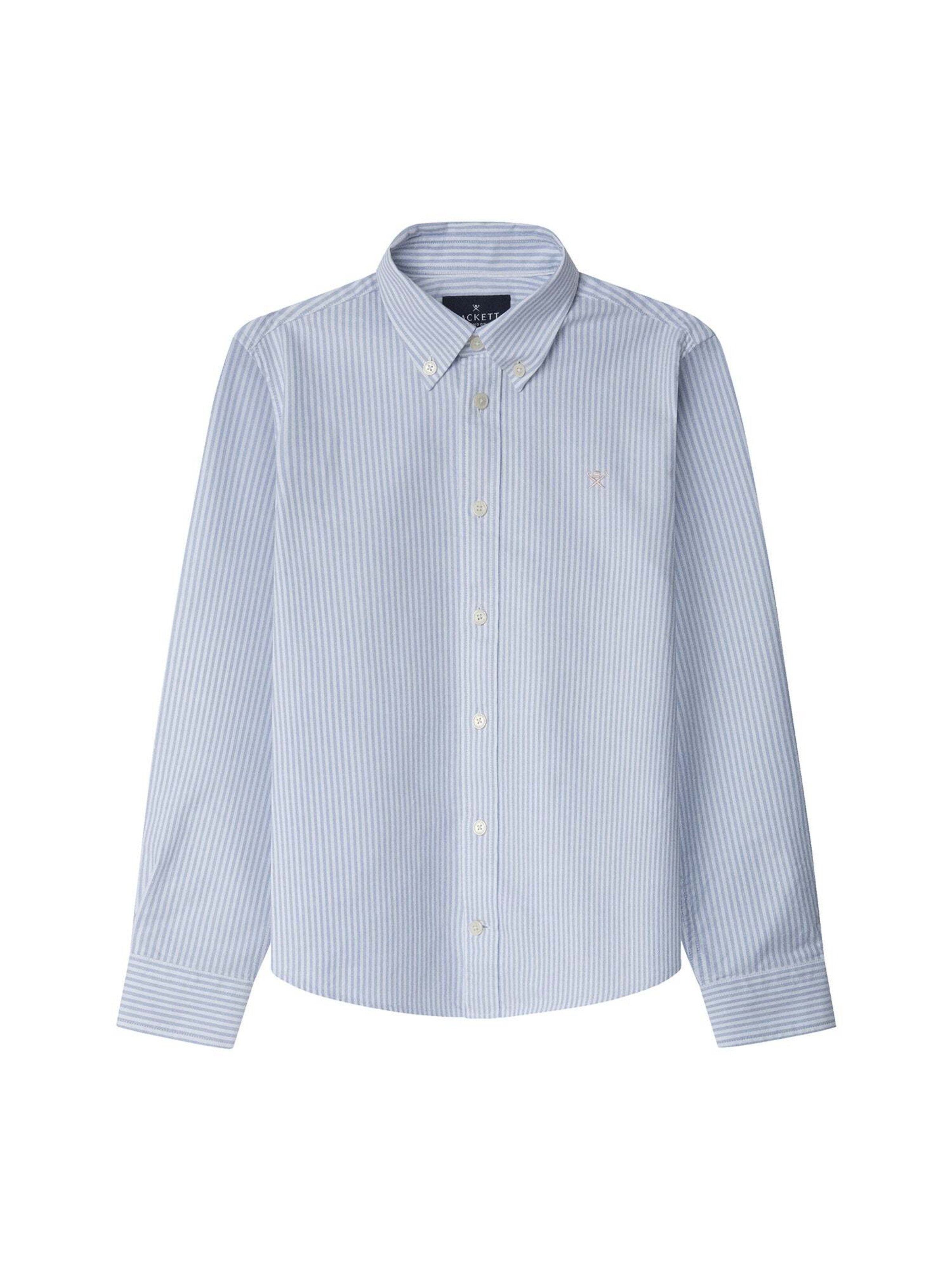 Hackett London Hemd in Blau: Vorderseite