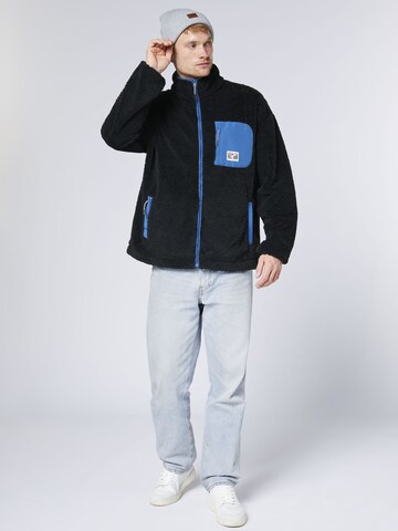 CHIEMSEE Fleecejacke in Schwarz