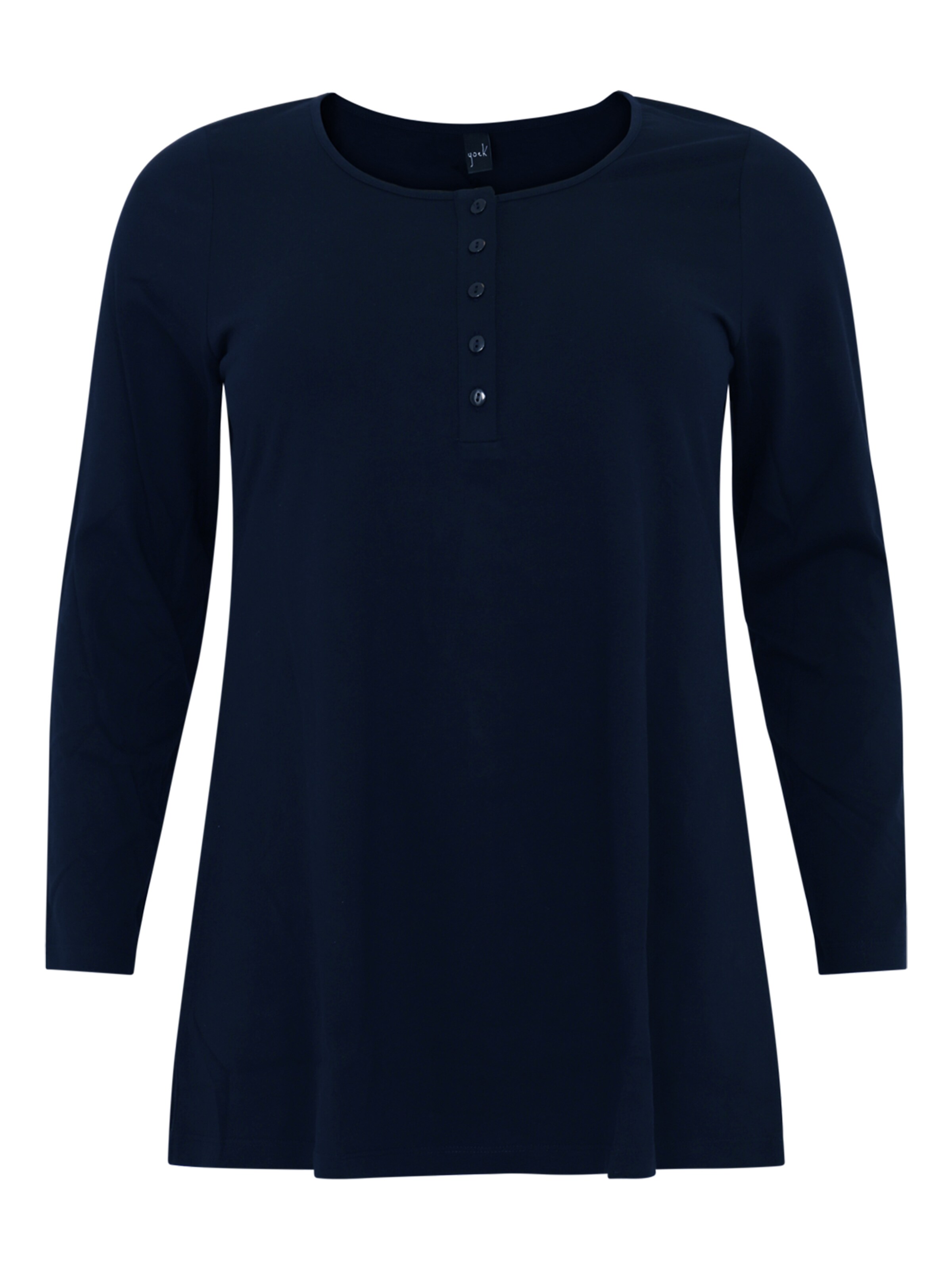 YOEK Shirt in Blauw: voorkant