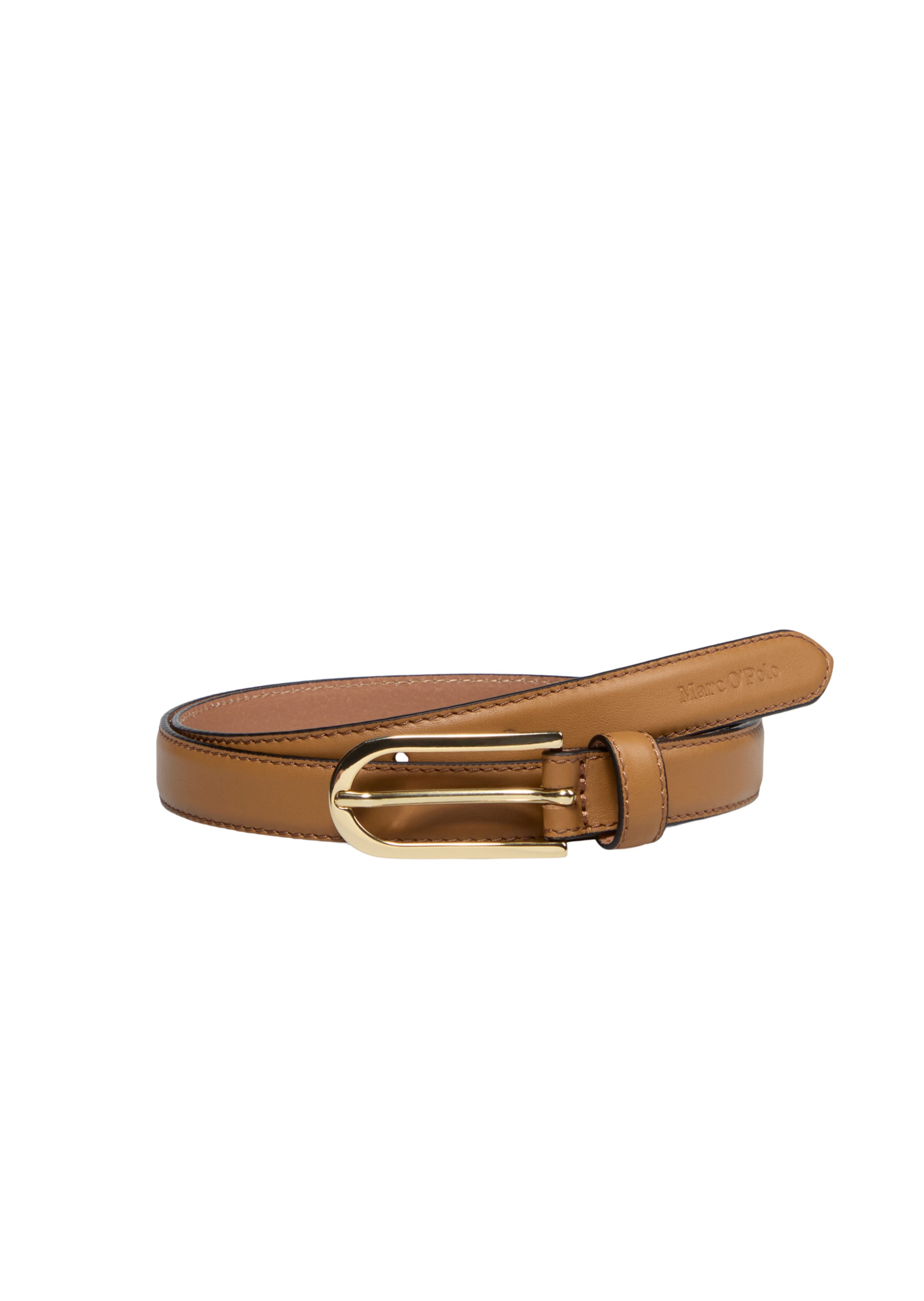 Marc O'Polo Belt in Brown: front