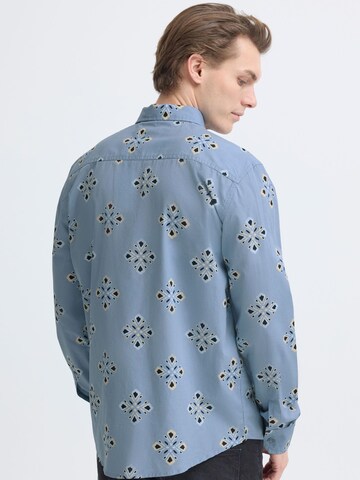 BLEND Regular fit Button Up Shirt 'BHDitlef ' in Blue