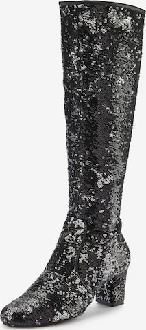 LASCANA Belle Affaire Stiefel in Schwarz: Vorderseite