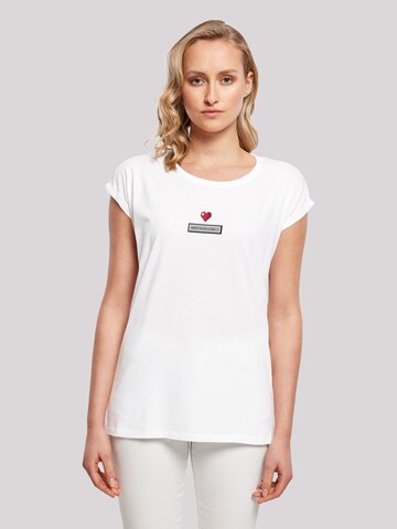 F4NT4STIC Shirt 'Happy New Year Silvester 2023' in White: front