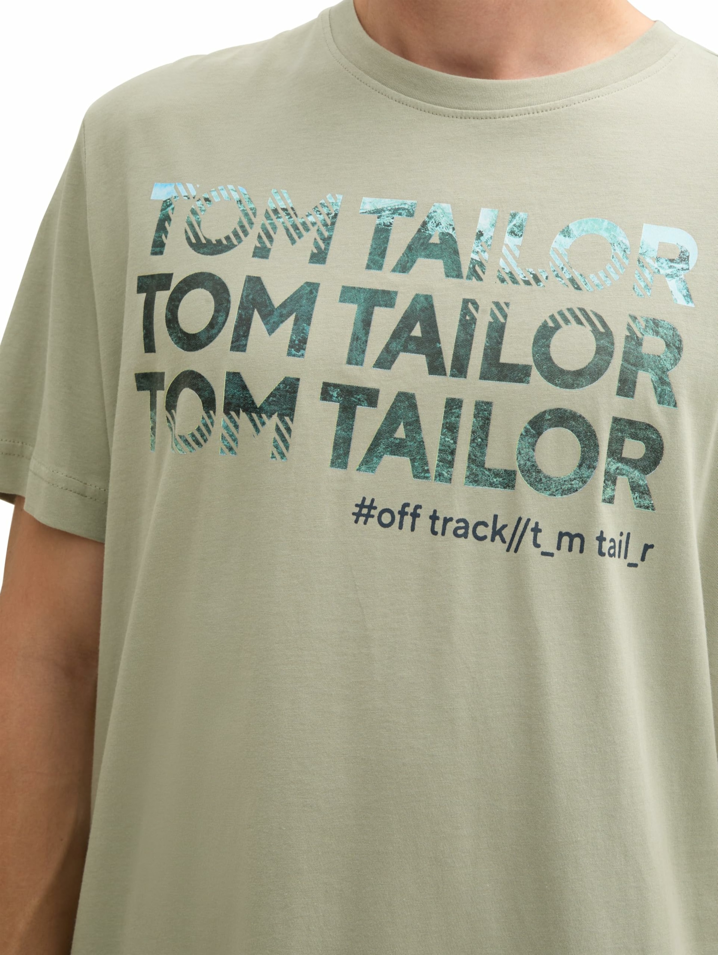 TOM TAILOR T-shirt i grön