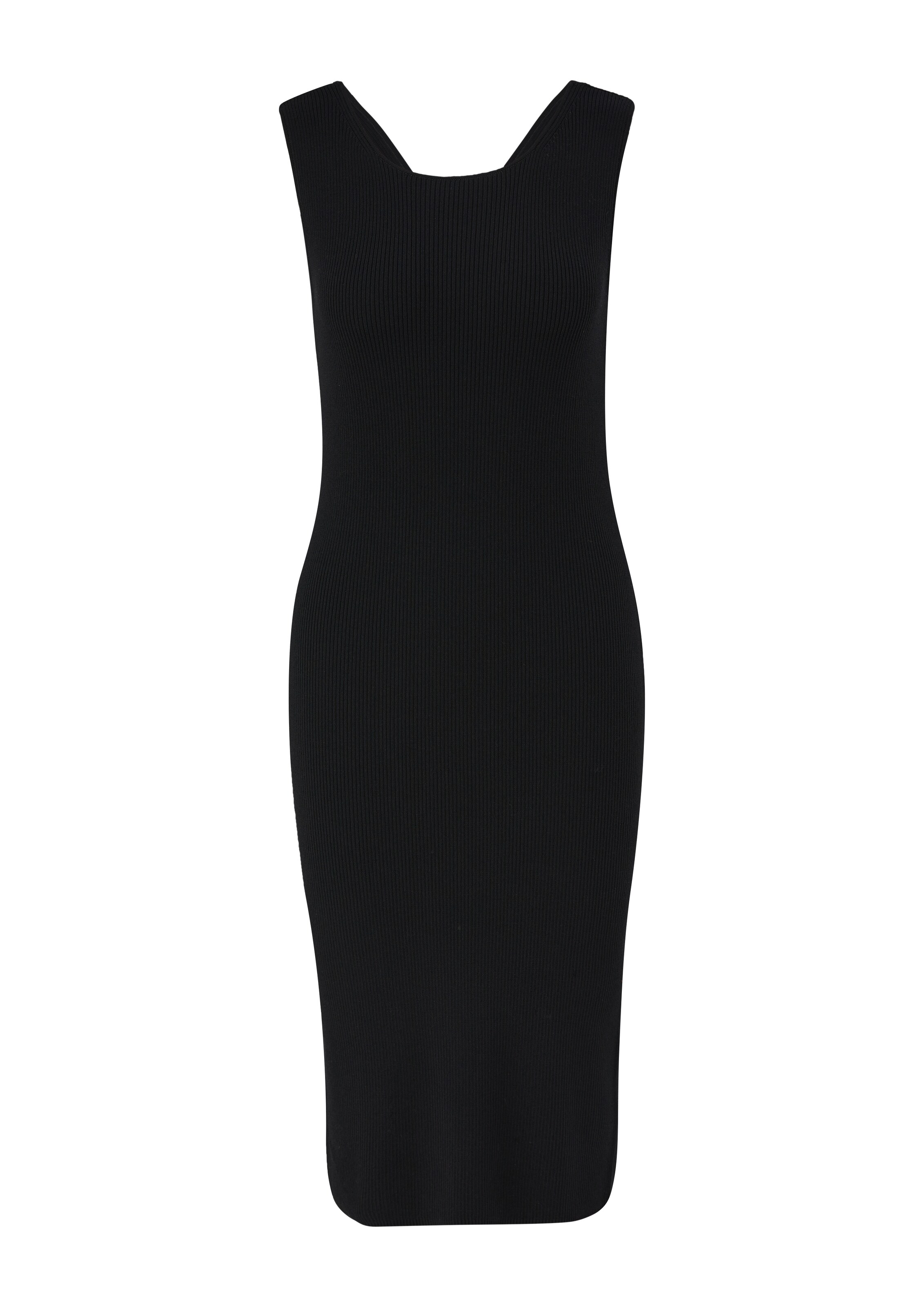 s.Oliver BLACK LABEL Kleid in Schwarz: Vorderseite