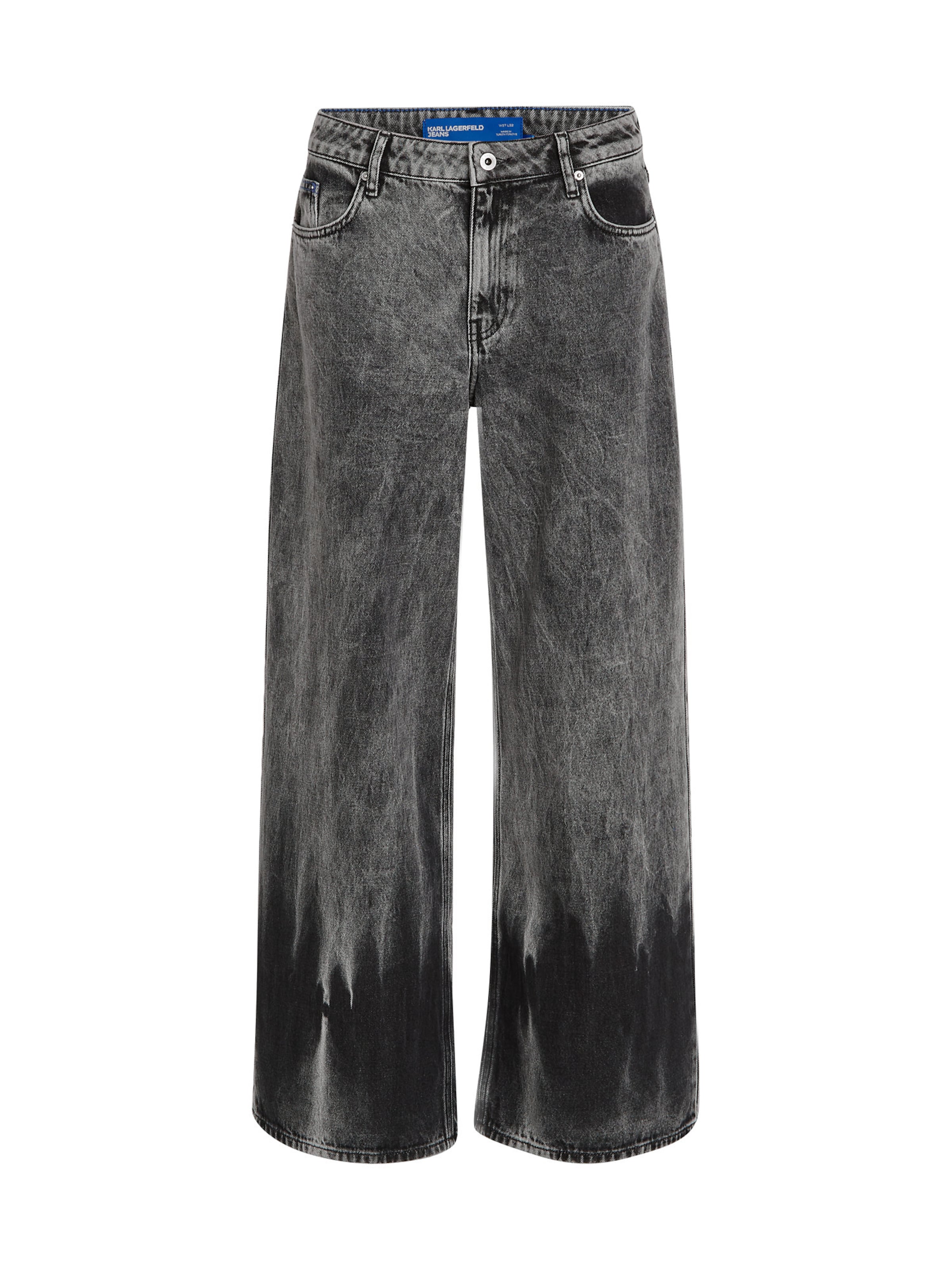 pelēks KARL LAGERFELD JEANS Vaļīgs piegriezums Džinsi: no priekšpuses