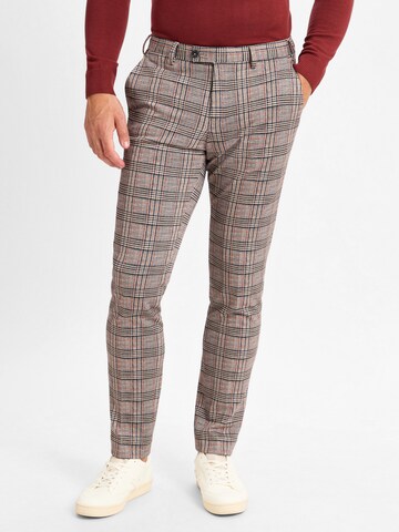 Finshley & Harding London Slim fit Pants ' Hoxdon ' in Beige: front