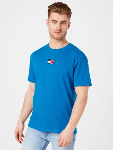 T-Shirt Tommy Jeans en bleu : devant