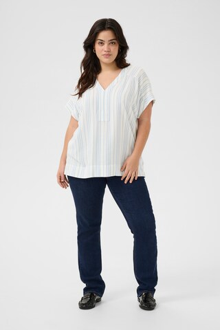 KAFFE CURVE Blouse 'Mille' in White