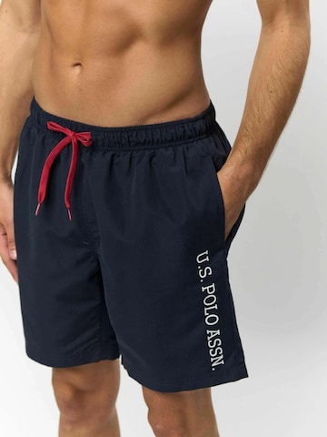 U.S. POLO ASSN. Zwemshorts ' Casey ' in Blauw
