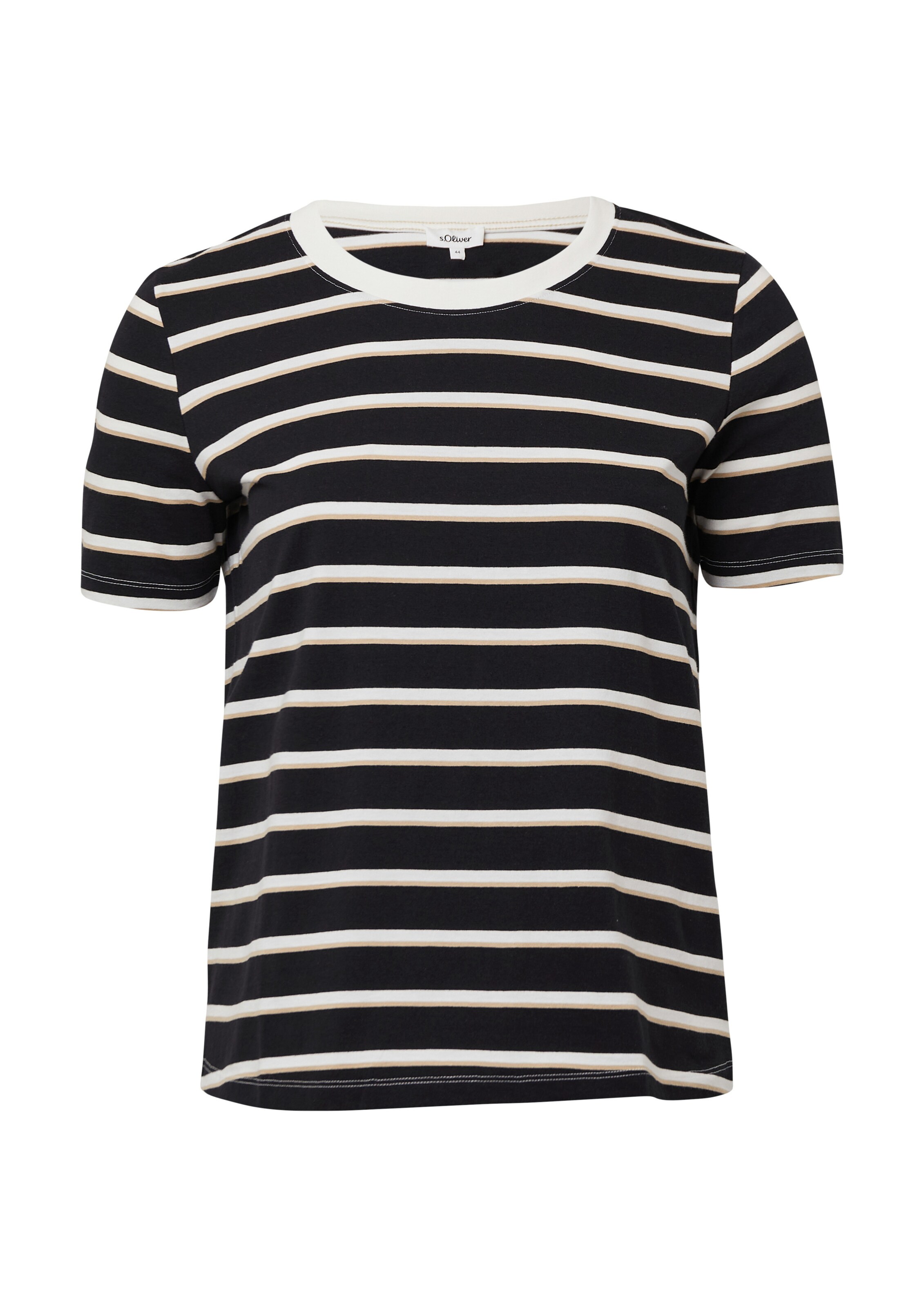 T-shirt s.Oliver Red Label Plus en noir : devant