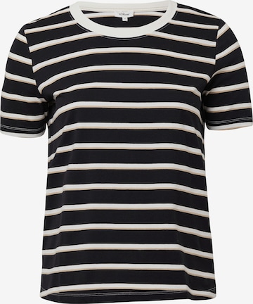 T-shirt s.Oliver Red Label Plus en noir : devant
