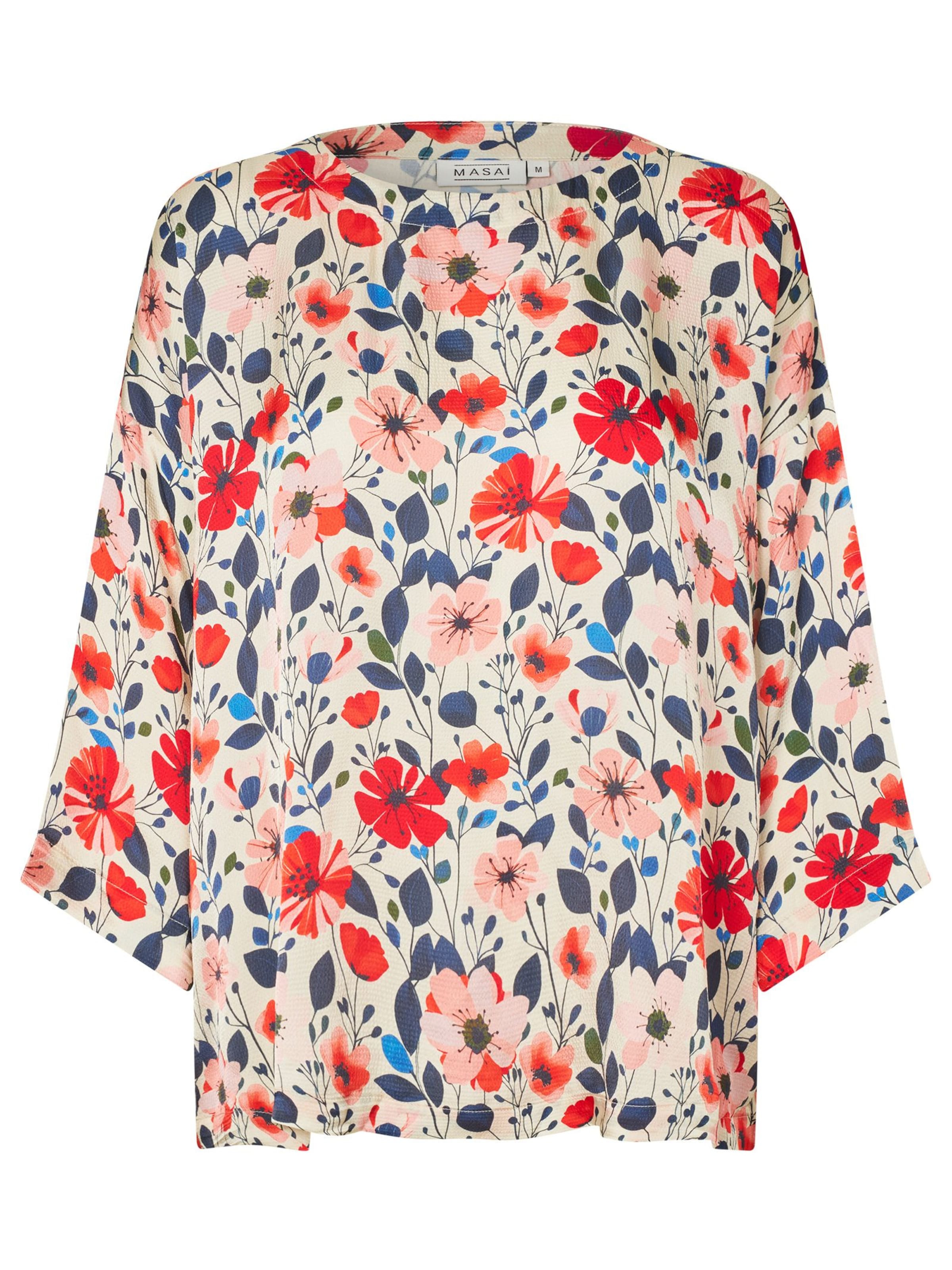 Masai Blouse 'MaBecca' in Rood: voorkant