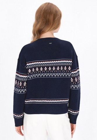 Pull-over DreiMaster Maritim en bleu