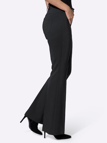 heine Расклешенный Штаны в Черный
