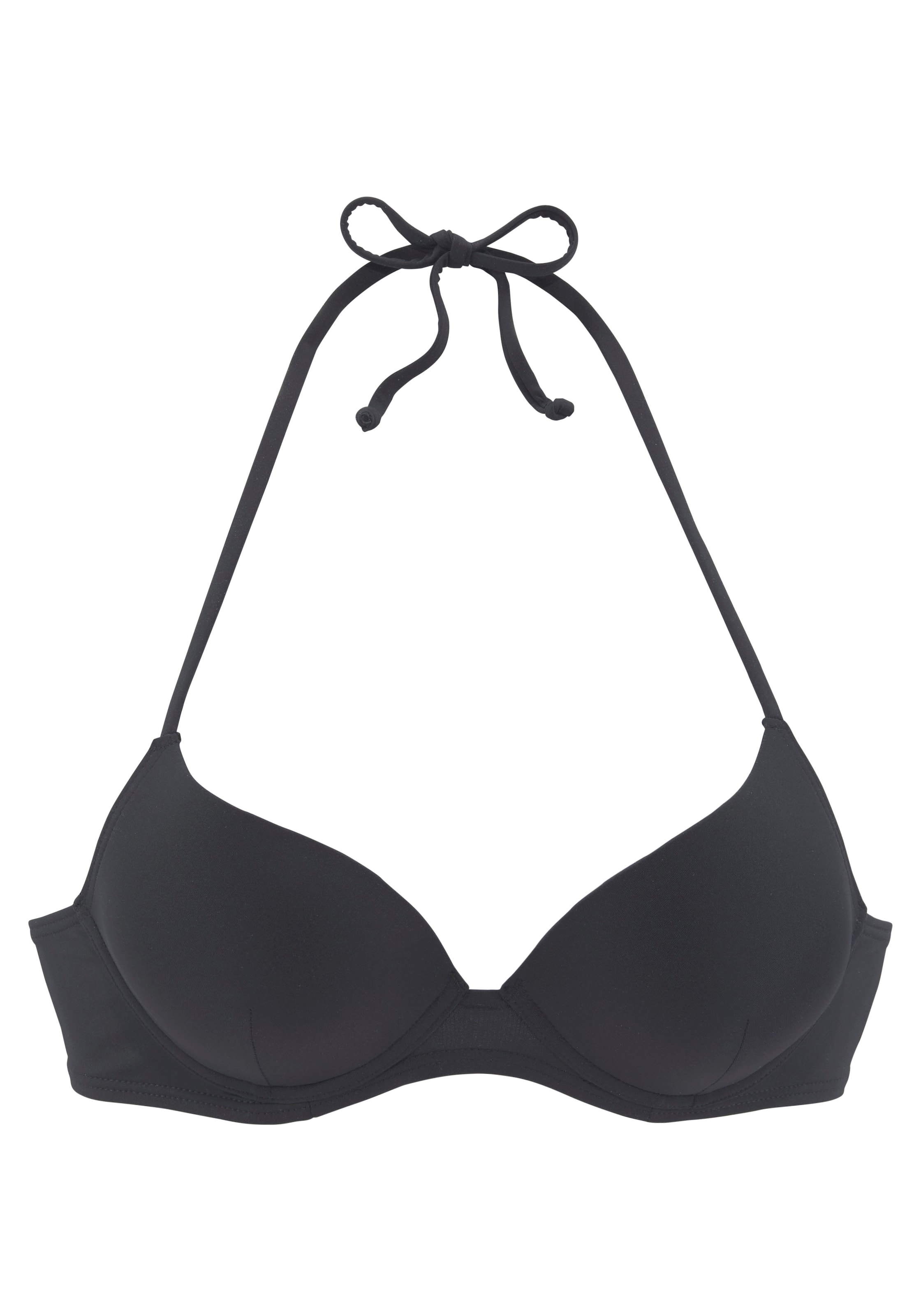 Push-up Top per bikini di LASCANA in nero: frontale