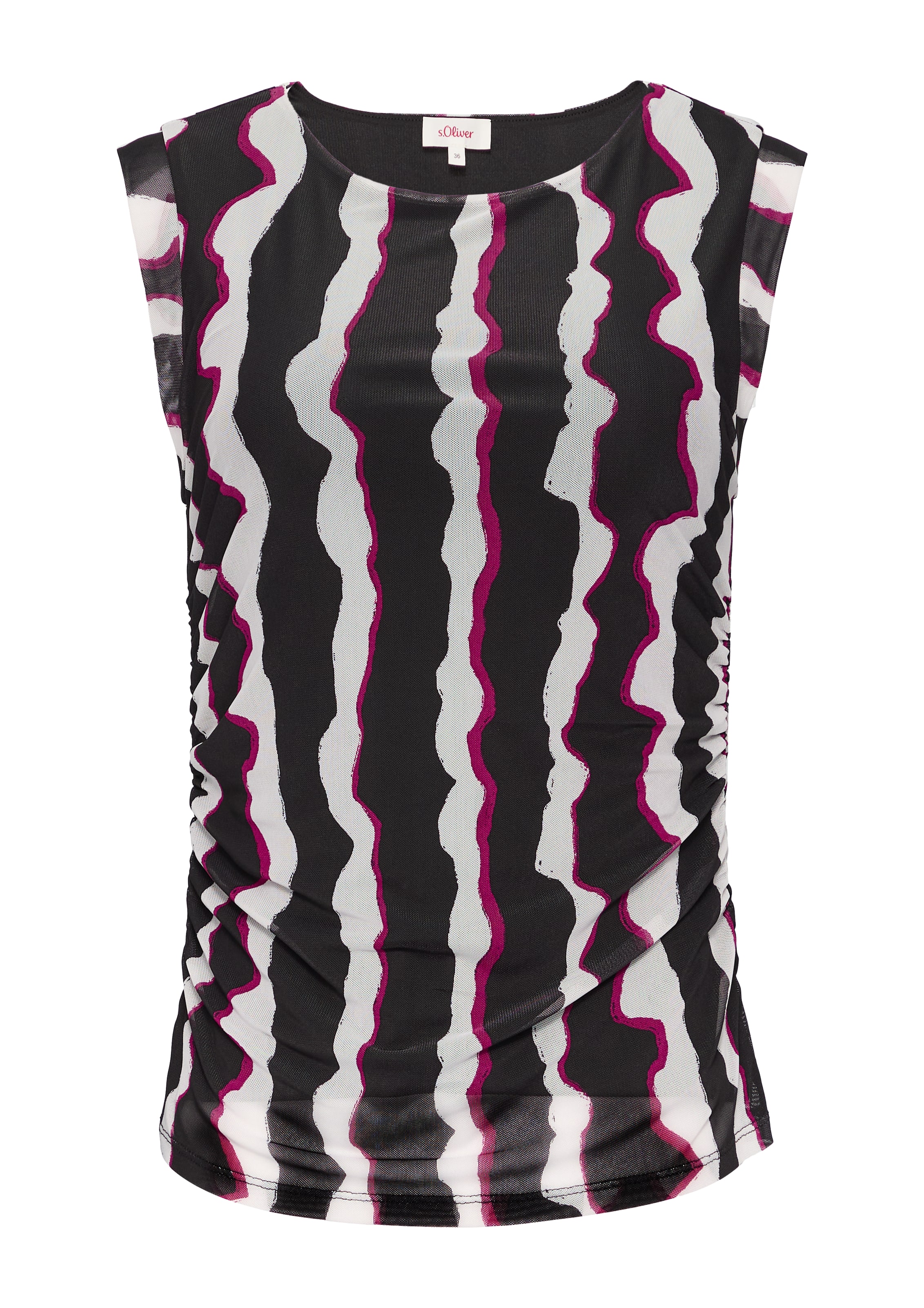 s.Oliver Top in Black: front