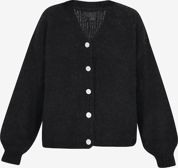 DreiMaster Klassik Oversized vest in Zwart: voorkant